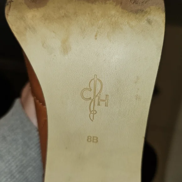 Cole Haan Kendal Short Boot Brown Leather Block Heel Pull On Comfort Bootie 8 - Picture 13 of 13